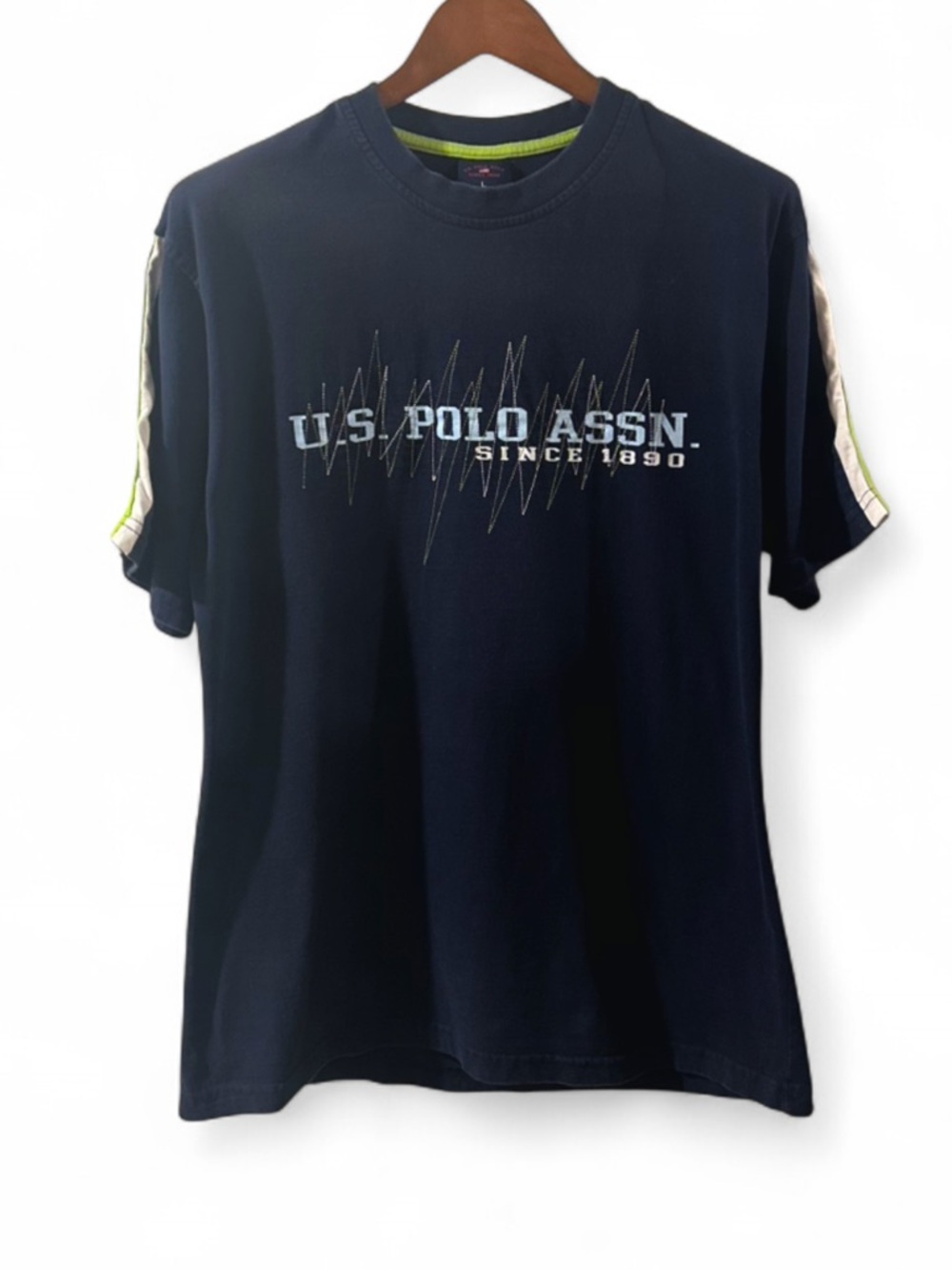 VTG Y2K U.S. Polo Assn. Navy Short-Sleeve T-shirt Size Men’s Large